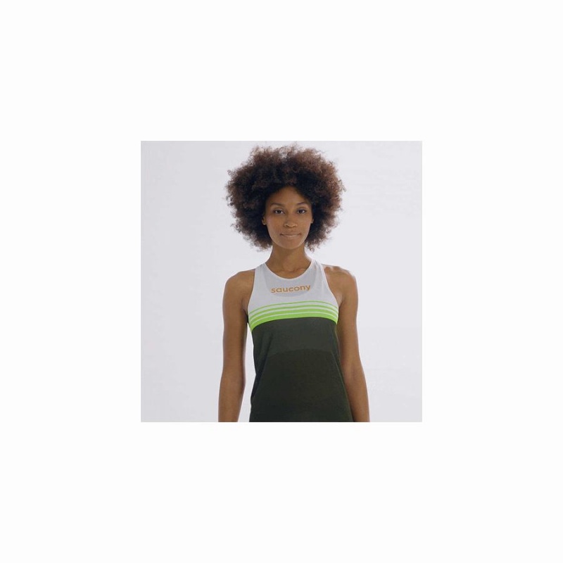 Umbra Saucony Elite Singlet Women's Tank Top | Malaysia S39782-V37