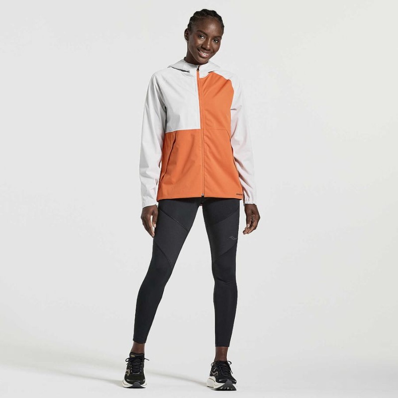 White Saucony Boulder Drizzle Women's Jackets | Malaysia S78146-V08