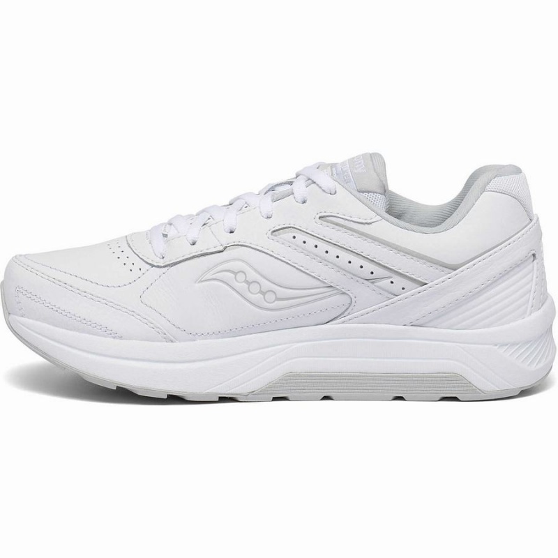 White Saucony Echelon Walker 3 Wide Women's Walking Shoes | Malaysia S57628-W64