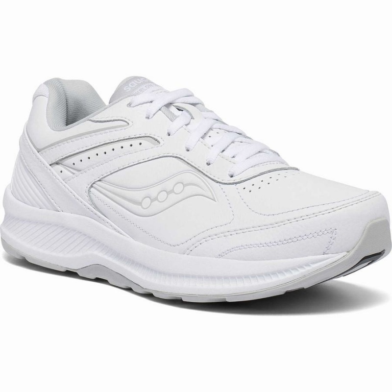 White Saucony Echelon Walker 3 Wide Women's Walking Shoes | Malaysia S57628-W64