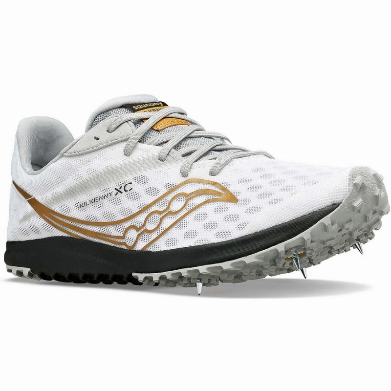 White Saucony Kilkenny XC9 Spike Men's Track Spikes | Malaysia S57328-N89