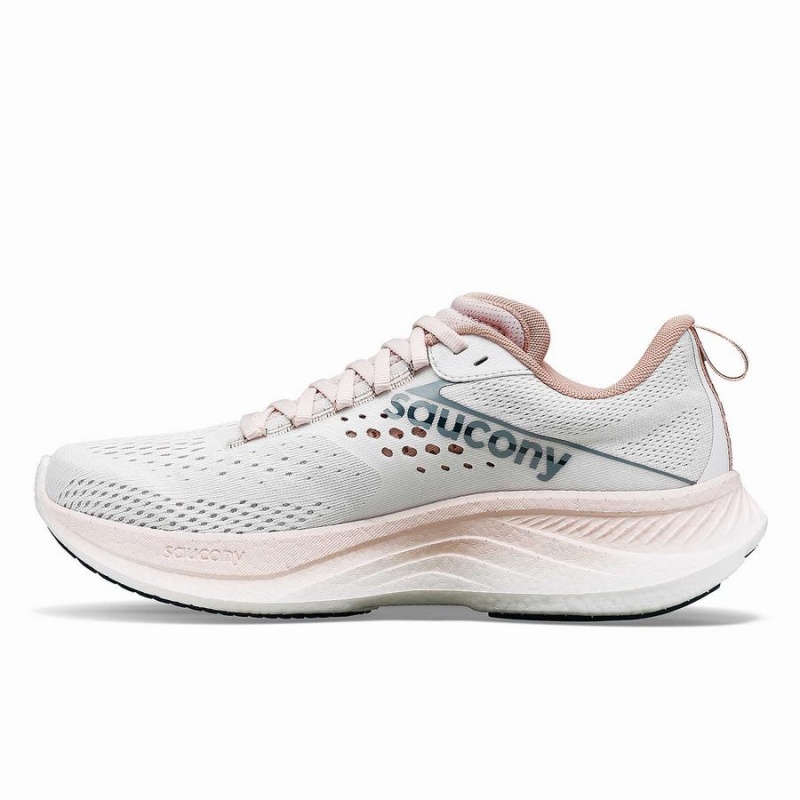 White Saucony Ride 17 Women's Running Shoes | Malaysia S52697-F05