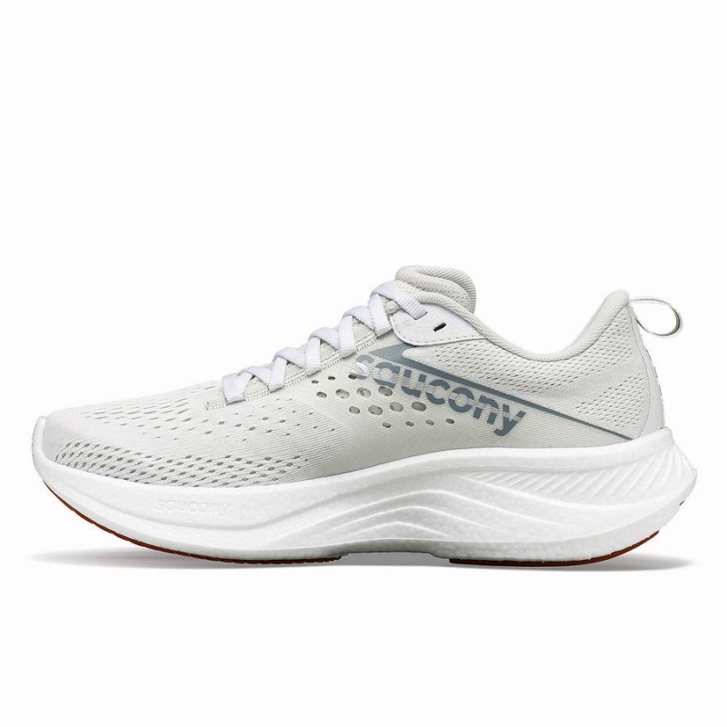 White Saucony Ride 17 Women's Running Shoes | Malaysia S83592-H36