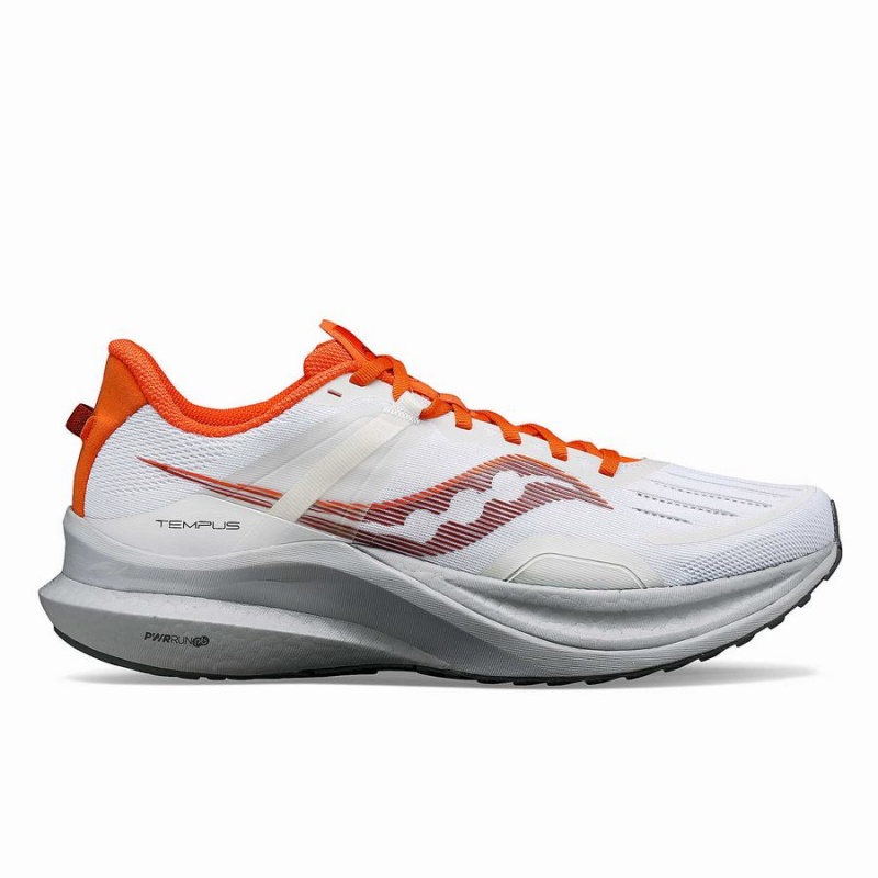 White Saucony Tempus Men\'s Running Shoes | Malaysia S05762-Y62