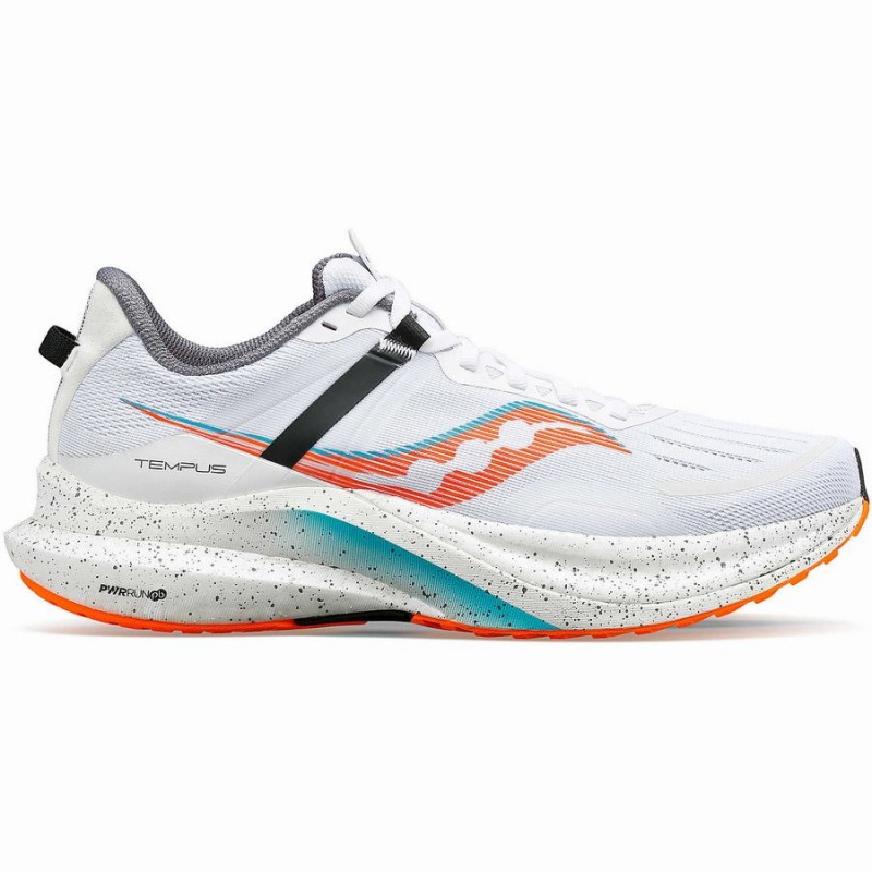 White Saucony Tempus Men\'s Running Shoes | Malaysia S14657-P93