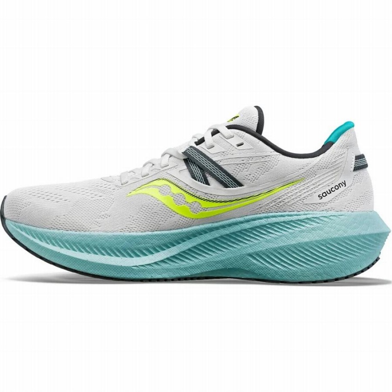 White Saucony Triumph 20 Men's Running Shoes | Malaysia S02163-H46