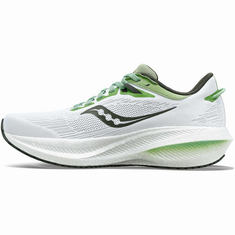 White Saucony Triumph 21 Men's Running Shoes | Malaysia S16839-V62