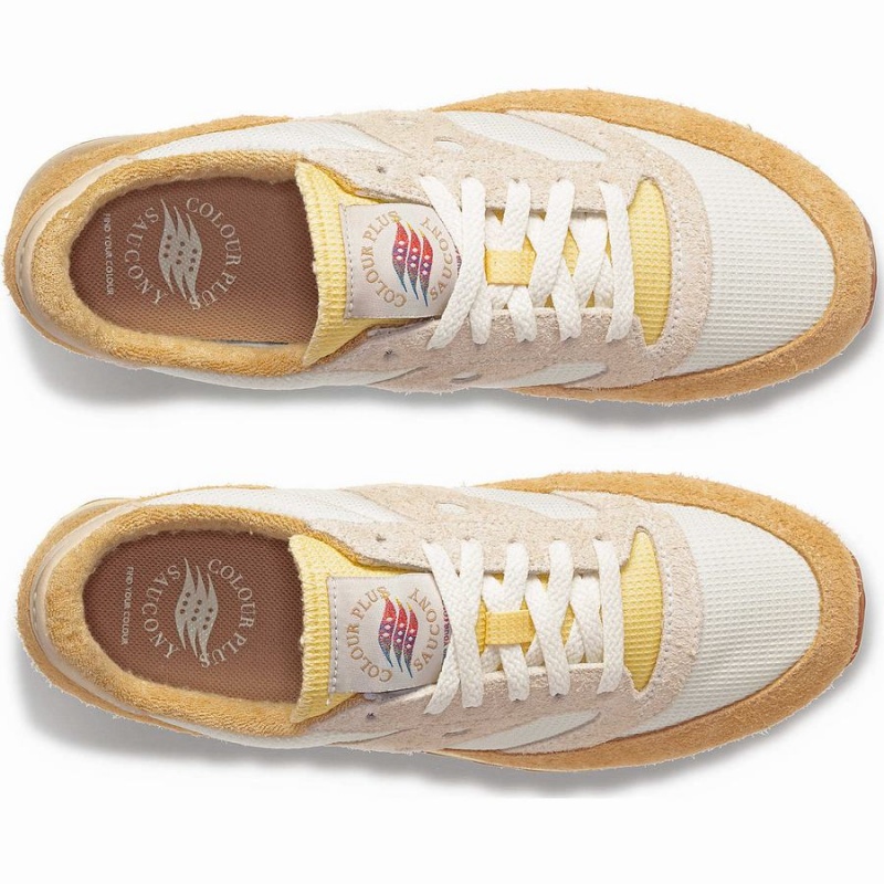 White / Beige Saucony x Colour Plus Jazz 81 Women's Sneakers | Malaysia S36251-C64