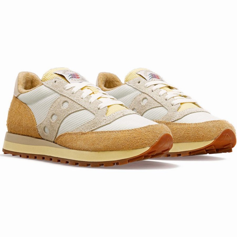 White / Beige Saucony x Colour Plus Jazz 81 Women's Sneakers | Malaysia S36251-C64