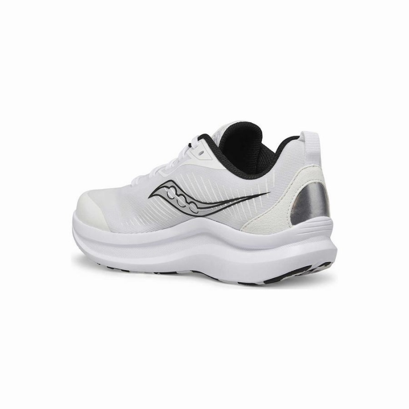 White / Black Saucony Endorphin KDZ Sneaker Kids' Running Shoes | Malaysia S53074-X80