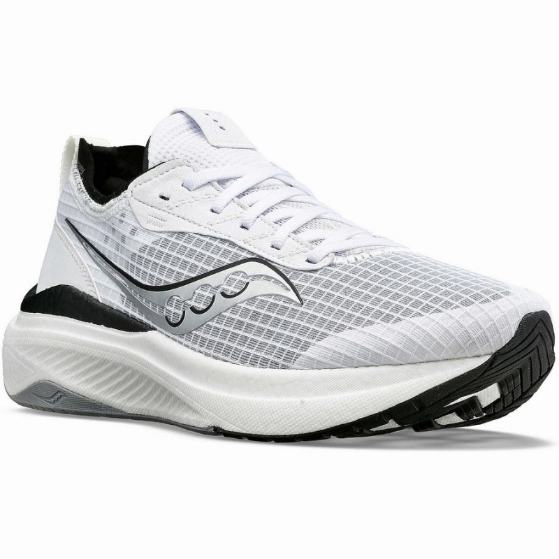 White / Black Saucony Freedom Crossport Women's Walking Shoes | Malaysia S51093-M15