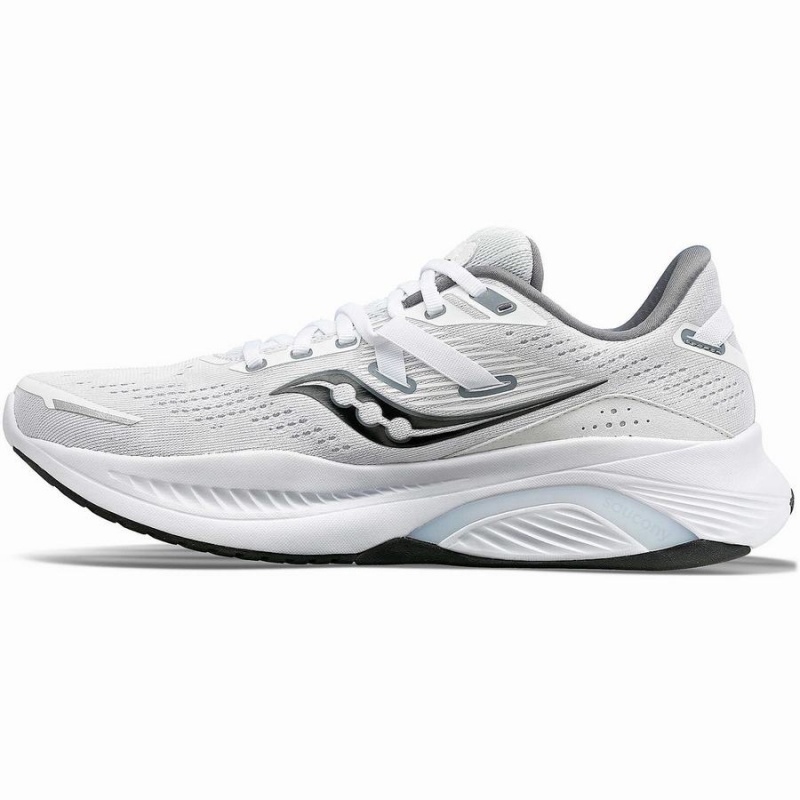 White / Black Saucony Guide 16 Men's Running Shoes | Malaysia S80942-M16