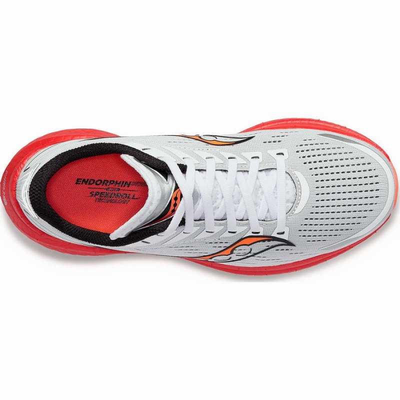 White / Black / Red Saucony Endorphin Speed 3 Women's Running Shoes | Malaysia S24386-E46