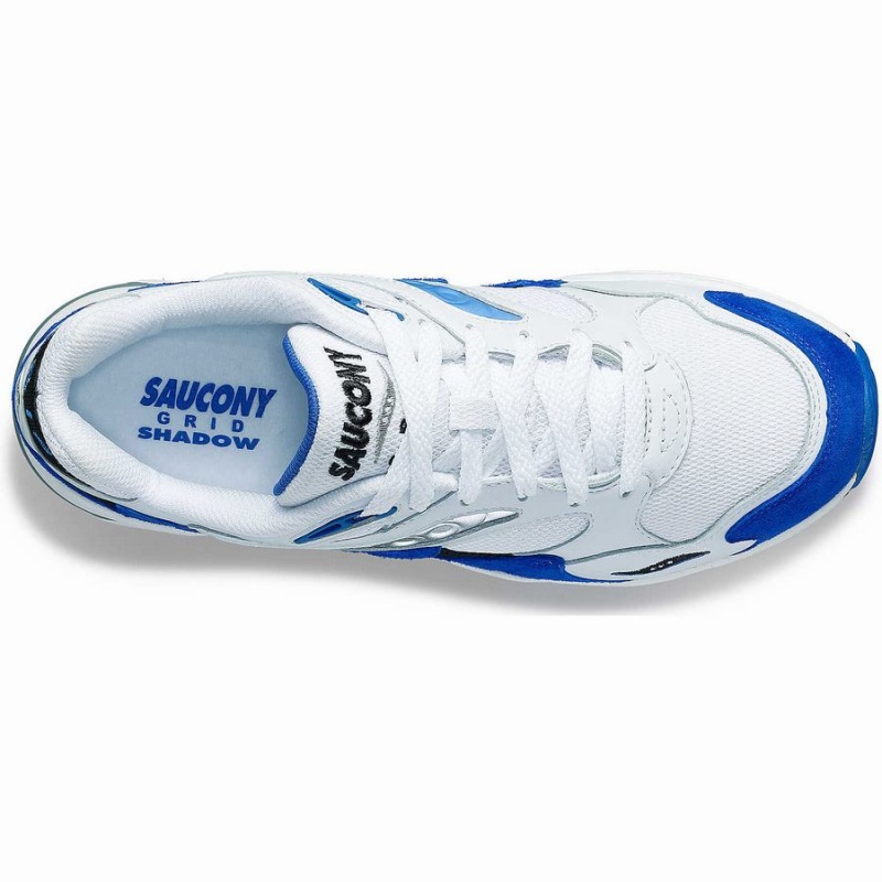 White / Blue Saucony Grid Shadow 2 Men's Sneakers | Malaysia S31602-X18