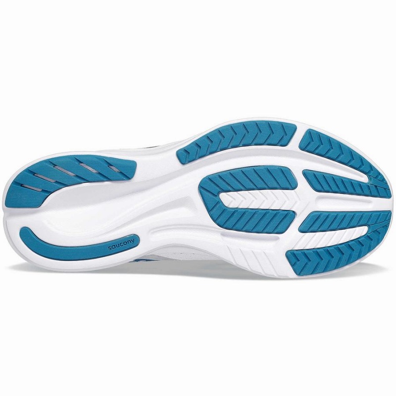 White / Blue Saucony Ride 16 Women's Running Shoes | Malaysia S53718-K58