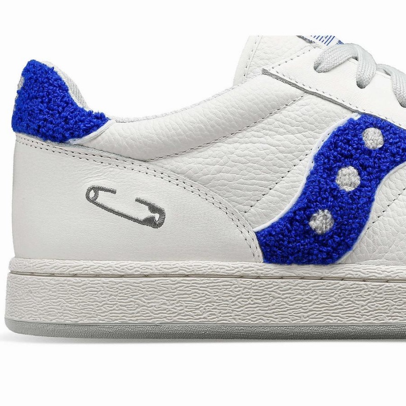 White / Blue Saucony X Maybe Tomorrow Jazz Court Varsity Men's Sneakers | Malaysia S16359-F31