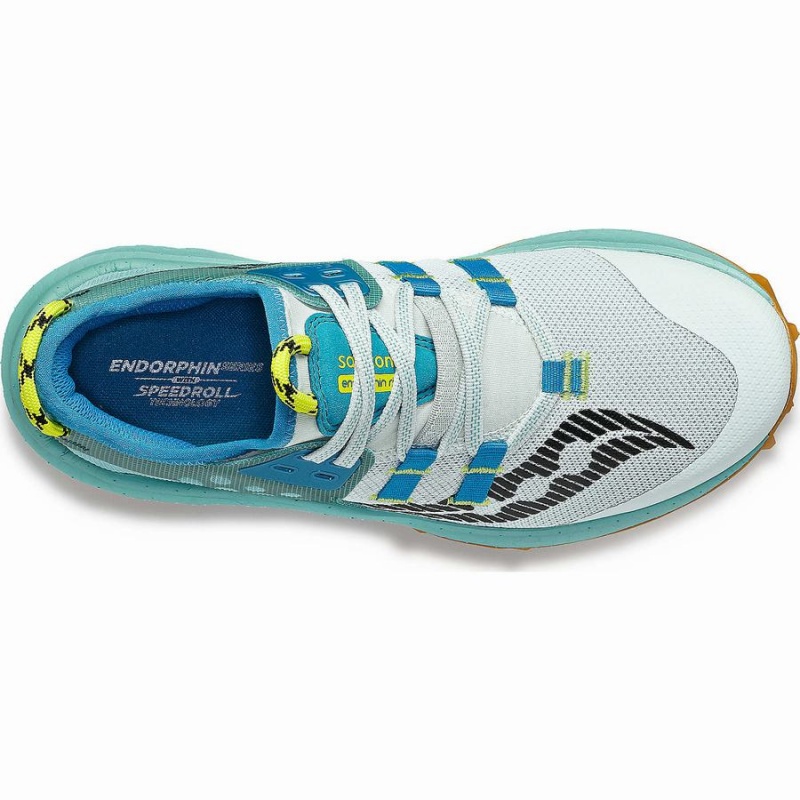 White / Brown Saucony Endorphin Rift Women's Running Shoes | Malaysia S79216-D67