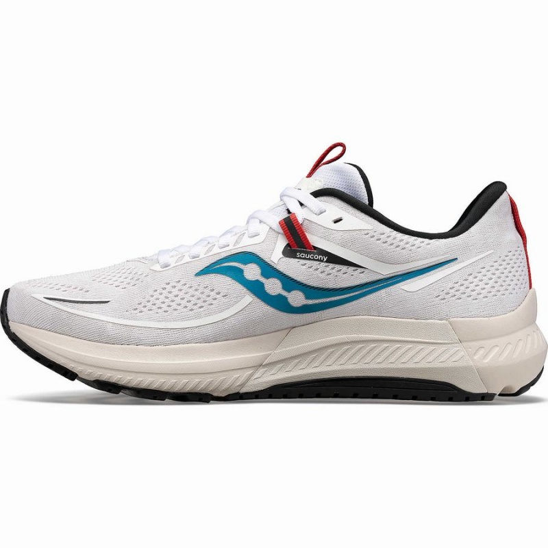 White / Brown Saucony Omni 21 Men's Running Shoes | Malaysia S82135-J39