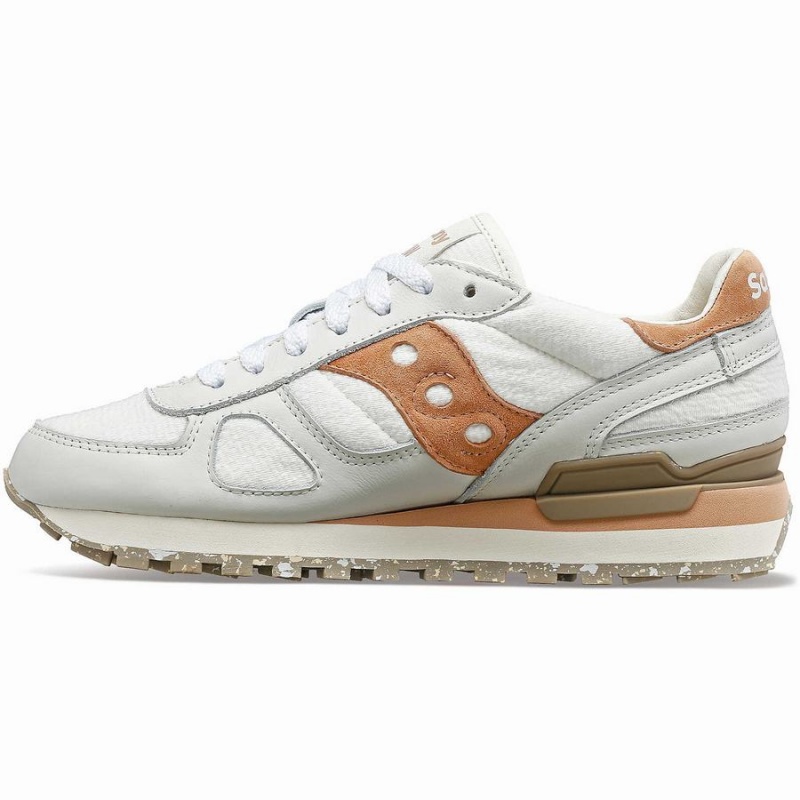 White / Brown Saucony Shadow Original Women's Sneakers | Malaysia S32986-J59