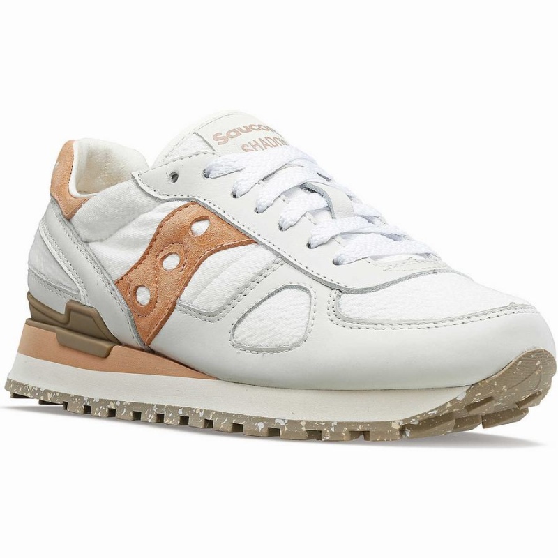 White / Brown Saucony Shadow Original Women's Sneakers | Malaysia S32986-J59