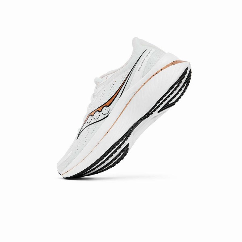 White / Gold Saucony Endorphin Speed 3 Men's Running Shoes | Malaysia S76852-X62