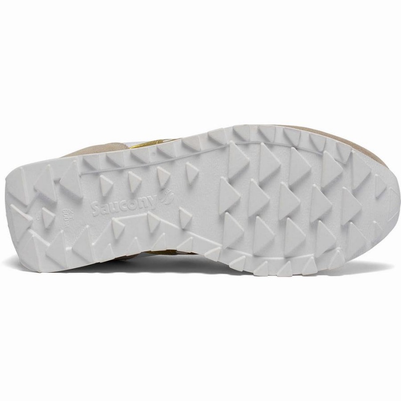 White / Gold Saucony Jazz Original Women's Sneakers | Malaysia S93841-P24