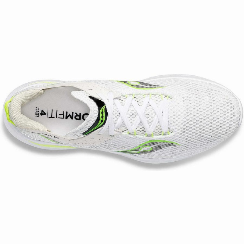 White / Green Saucony Kinvara 14 Women's Running Shoes | Malaysia S08293-X83