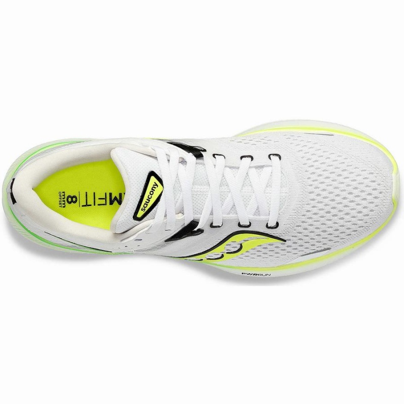 White / Green Saucony Ride 16 Men's Running Shoes | Malaysia S98476-X17