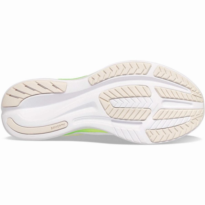 White / Green Saucony Ride 16 Men's Running Shoes | Malaysia S98476-X17