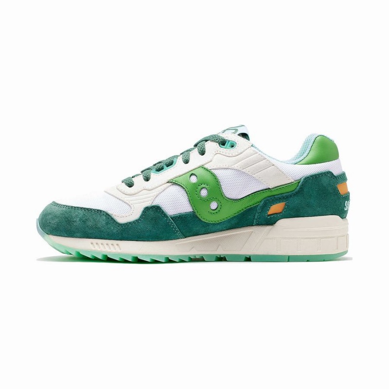 White / Green Saucony Shamrock Shadow 5000 Women's Sneakers | Malaysia S50463-X06