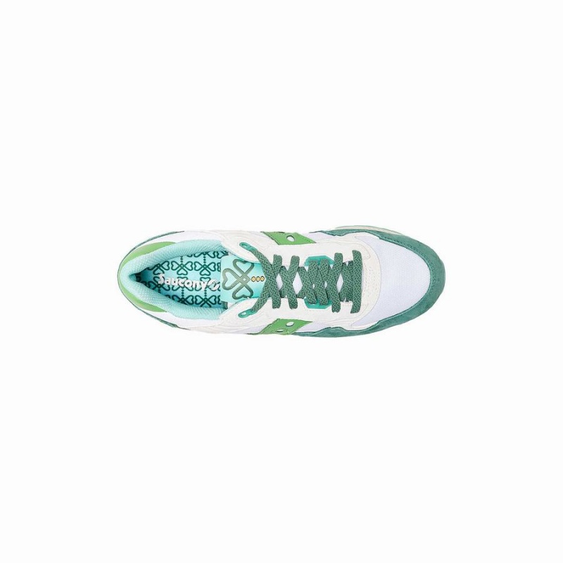 White / Green Saucony Shamrock Shadow 5000 Women's Sneakers | Malaysia S50463-X06