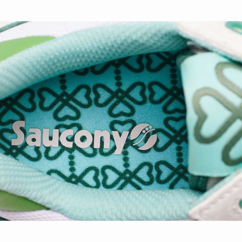 White / Green Saucony Shamrock Shadow 5000 Women's Sneakers | Malaysia S50463-X06