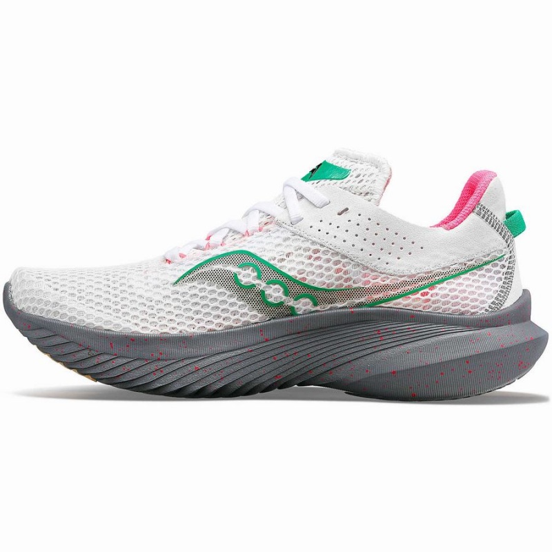 White / Grey Saucony Kinvara 14 Women's Running Shoes | Malaysia S30957-C31