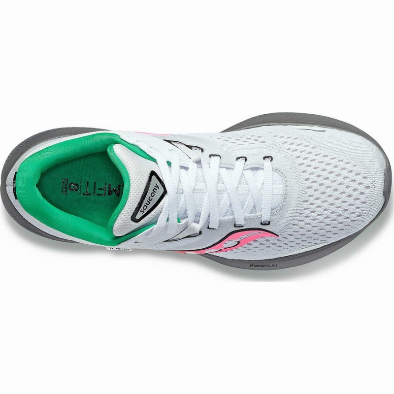 White / Grey Saucony Ride 16 Women's Running Shoes | Malaysia S20368-L54