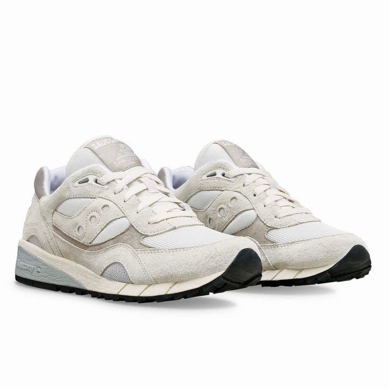 White / Grey Saucony Shadow 6000 Men's Sneakers | Malaysia S78612-Y34