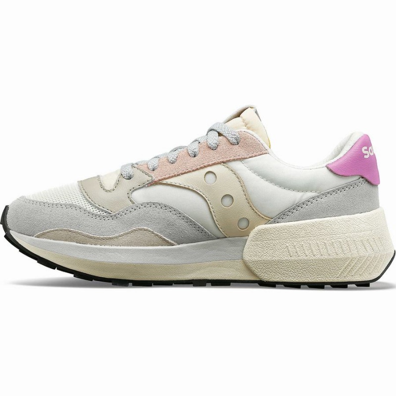 White / Grey / Rose Saucony Jazz NXT Women's Sneakers | Malaysia S80269-A94