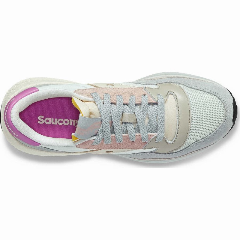 White / Grey / Rose Saucony Jazz NXT Women's Sneakers | Malaysia S80269-A94