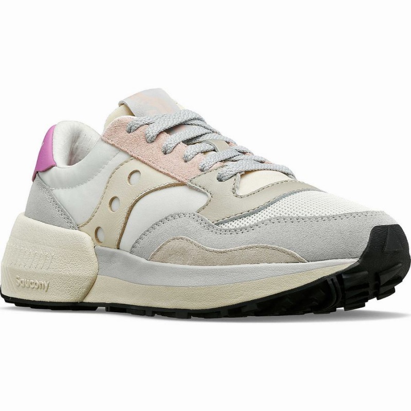 White / Grey / Rose Saucony Jazz NXT Women's Sneakers | Malaysia S80269-A94