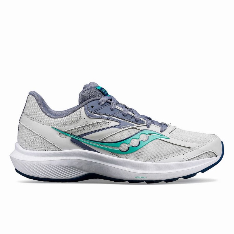 White / Mint Saucony Cohesion 17 Women\'s Running Shoes | Malaysia S23974-E68