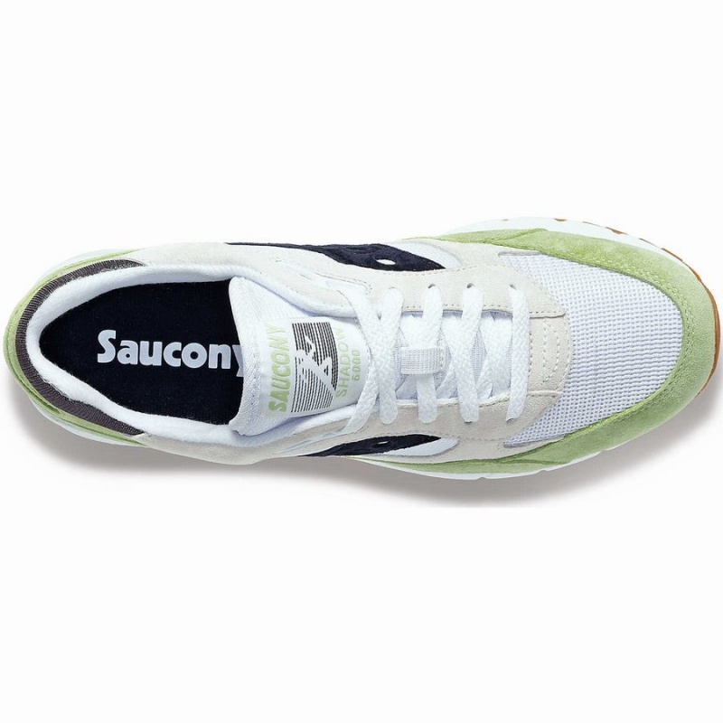 White / Mint / Navy Saucony Shadow 6000 Women's Sneakers | Malaysia S12897-L51