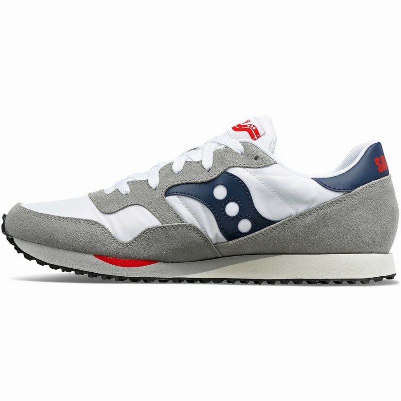 White / Navy Saucony DXN Trainer Men's Sneakers | Malaysia S34768-F69