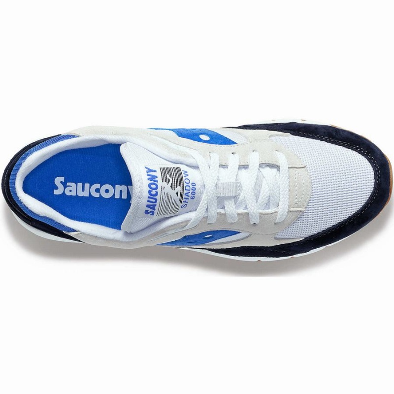 White / Navy / Blue Saucony Shadow 6000 Men's Sneakers | Malaysia S56073-R90