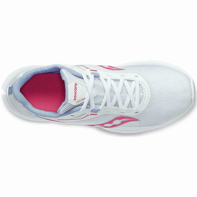 White / Pink Saucony Convergence Women's Walking Shoes | Malaysia S49856-H49