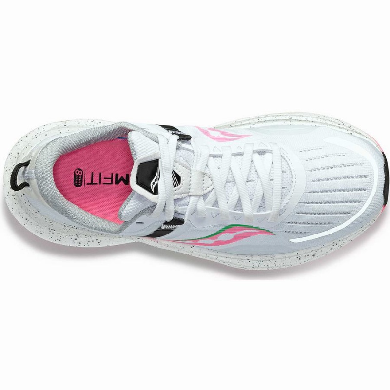 White / Pink Saucony Tempus Women's Running Shoes | Malaysia S80693-W74