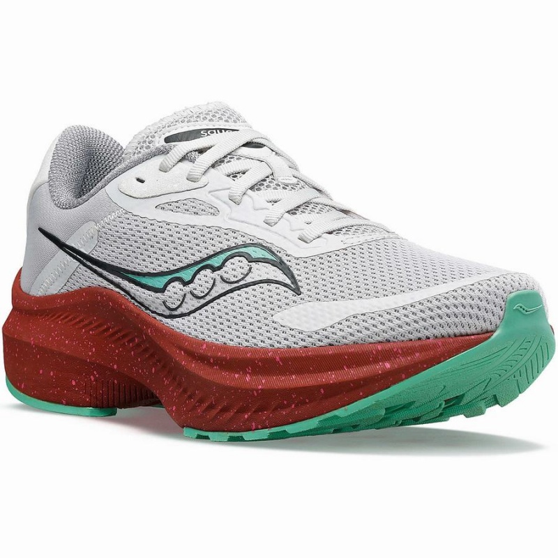 White / Red Saucony Axon 3 Women's Running Shoes | Malaysia S26530-P36