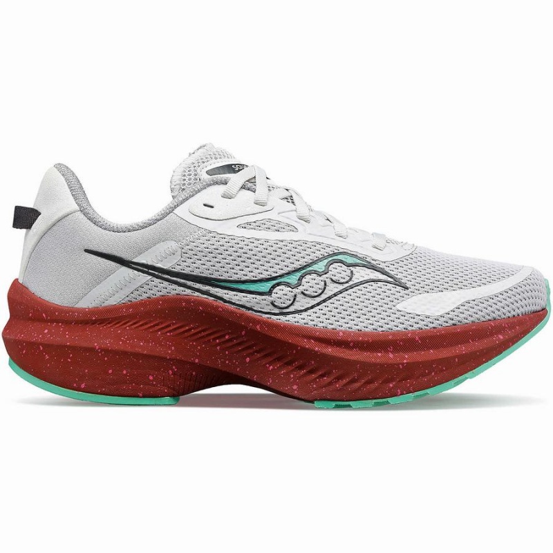 White / Red Saucony Axon 3 Women\'s Running Shoes | Malaysia S26530-P36