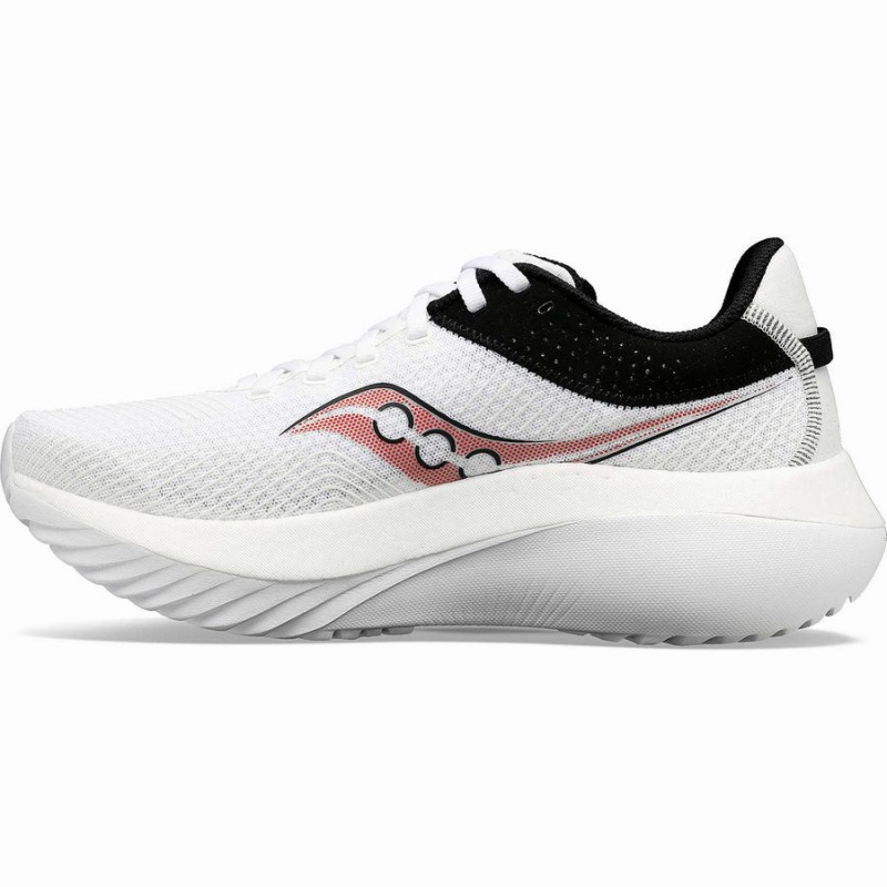 White / Red Saucony Kinvara Pro Men's Running Shoes | Malaysia S90253-L18