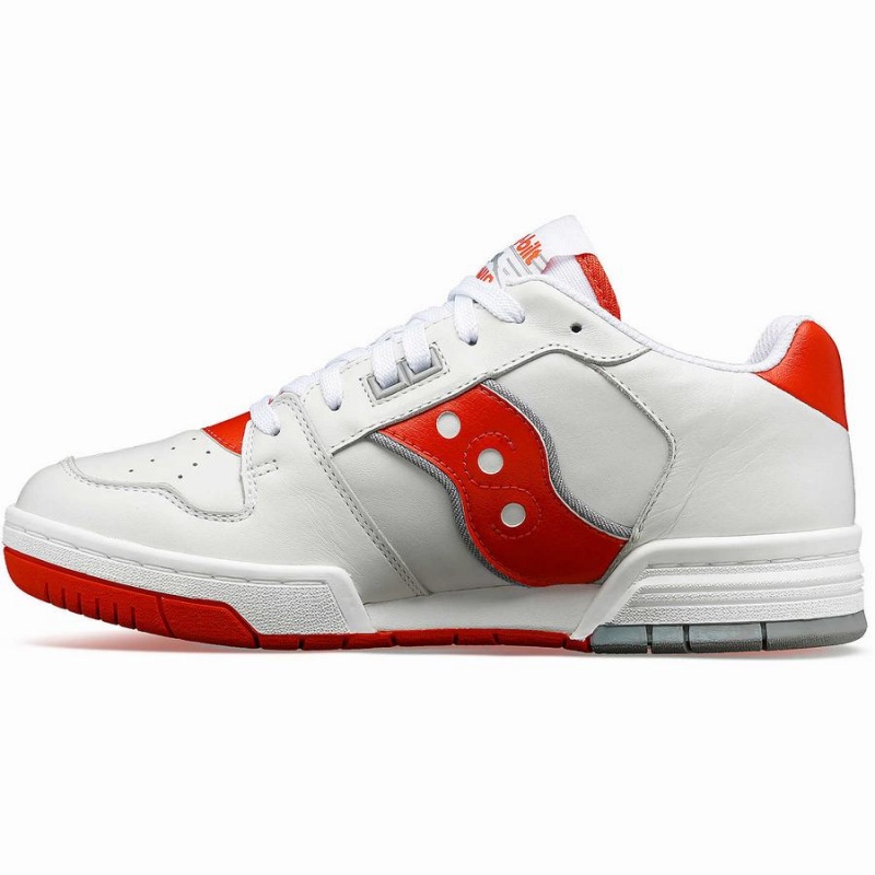 White / Red Saucony Spot-Bilt™ Sonic Low Women's Sneakers | Malaysia S62947-Q68