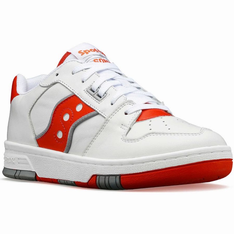 White / Red Saucony Spot-Bilt™ Sonic Low Women's Sneakers | Malaysia S62947-Q68