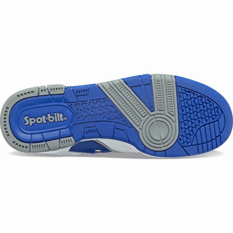 White / Royal Saucony Spot-Bilt™ Sonic Low Men's Sneakers | Malaysia S29460-U89